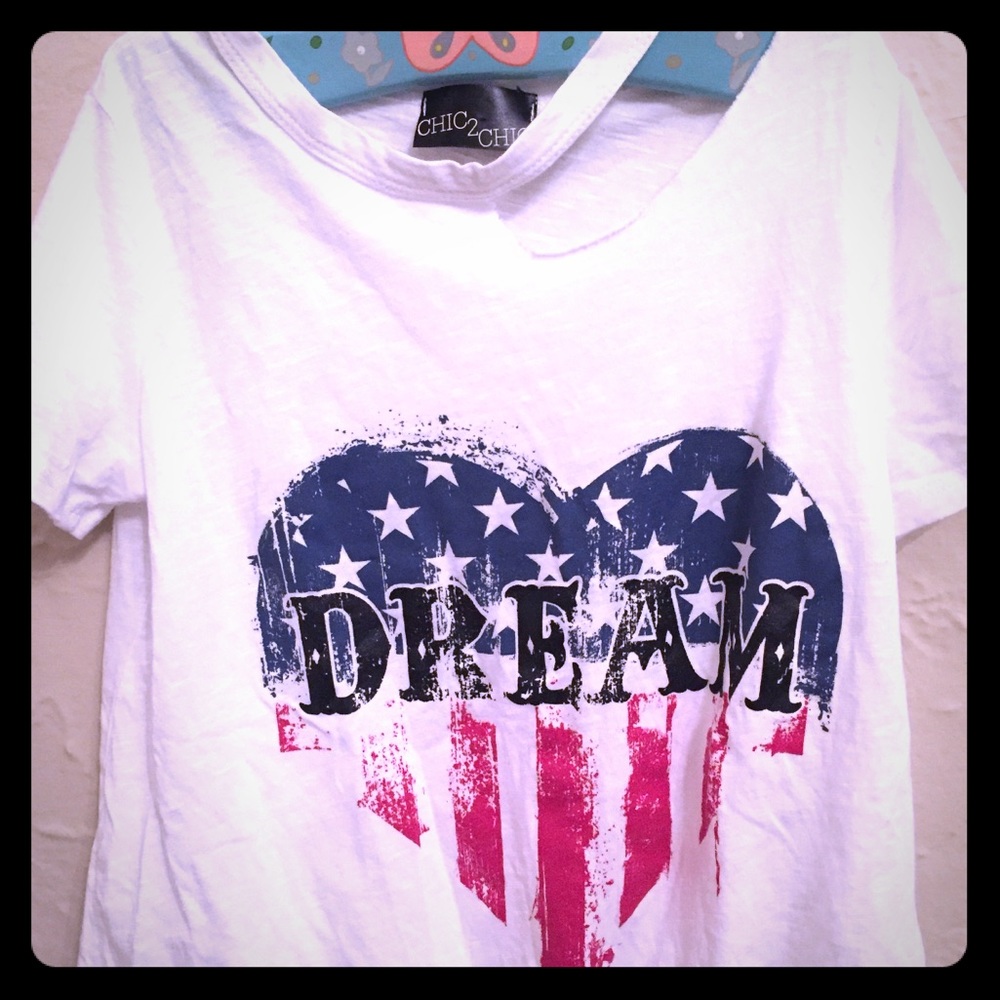 Girls Chic 2 Chic white graphic T-shirt